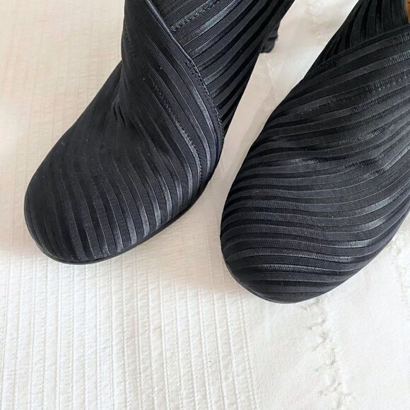 UNITED NUDE BLACK NYLON STRIPED BOOTIES WUNTD20730 - 7,5 - Picture 8 of 11